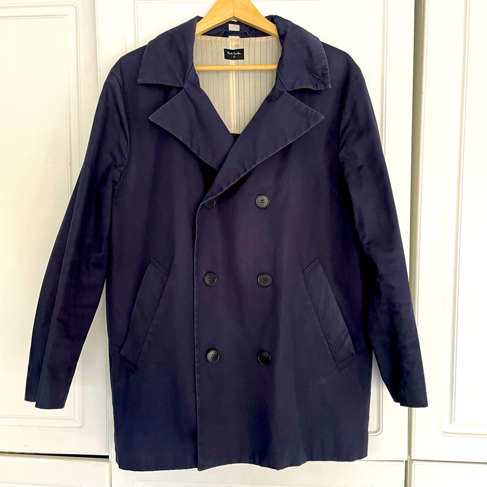 PAUL SMITH COTTON PARKA HOODED MENS LARGE